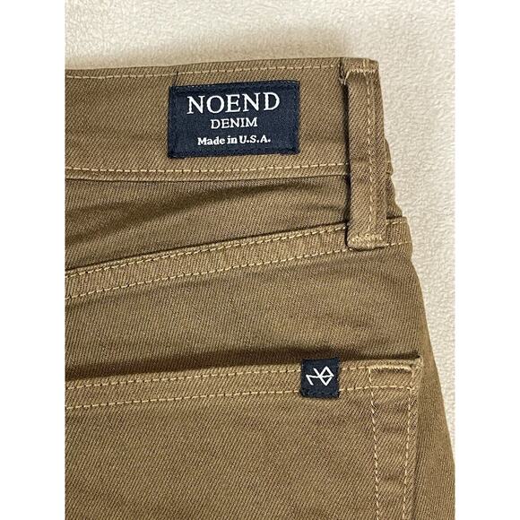 Noend Jeans Mens 31 Brown Brooklyn Slim Fit Stretch Mid Rise 5‎ Pocket Denim - Picture 13 of 16